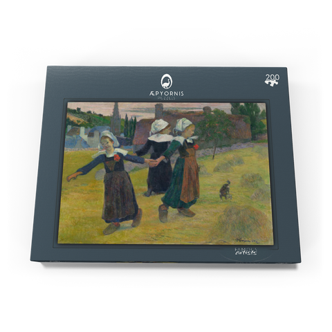 Breton Girls Dancing, Pont-Aven (1888) by Paul Gauguin 200 Puzzle Schachtel Ansicht3
