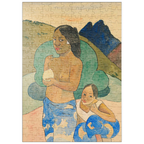 puzzleplate Two Tahitian Women in a Landscape (ca. 1892) by Paul Gauguin 200 Puzzle