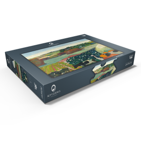 Darstellung des Puzzle Motivs Haystacks in Brittany (1890) by Paul Gauguin - Puzzleteile: 1000