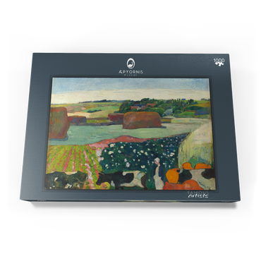 Haystacks in Brittany (1890) by Paul Gauguin 1000 Puzzle Schachtel Ansicht3