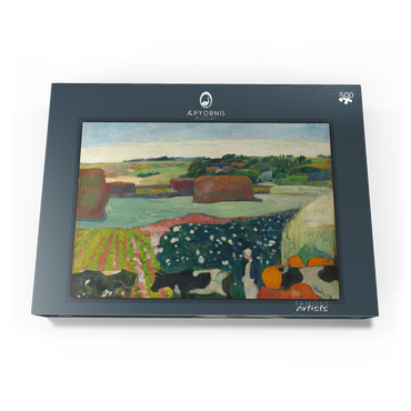 Haystacks in Brittany (1890) by Paul Gauguin 500 Puzzle Schachtel Ansicht3