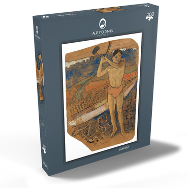 Man with an Ax (ca. 1891–1893) by Paul Gauguin 100 Puzzle Schachtel Ansicht2