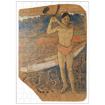 puzzleplate Man with an Ax (ca. 1891–1893) by Paul Gauguin 200 Puzzle