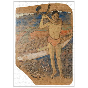 Darstellung des Puzzle Motivs Man with an Axe (ca. 1891-1893) by Paul Gauguin - Puzzleteile: 200