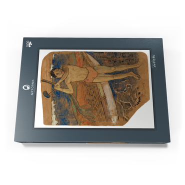 Man with an Ax (ca. 1891–1893) by Paul Gauguin 500 Puzzle Schachtel Ansicht3