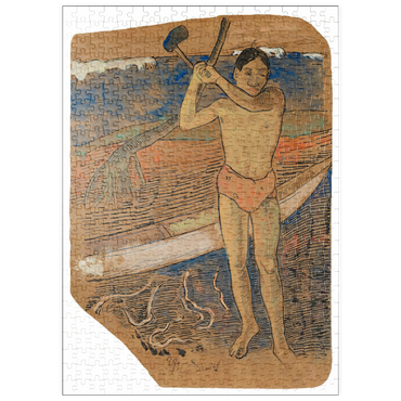 puzzleplate Man with an Ax (ca. 1891–1893) by Paul Gauguin 500 Puzzle