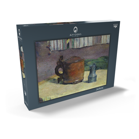 Still Life: Wood Tankard and Metal Pitcher (1880) by Paul Gauguin 1000 Puzzle Schachtel Ansicht2