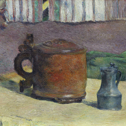 Still Life: Wood Tankard and Metal Pitcher (1880) by Paul Gauguin 1000 Puzzle 3D Modell