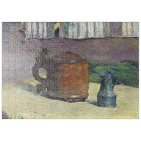 Darstellung des Puzzle-Motivs Still Life: Wood Tankard and Metal Pitcher (1880) by Paul Gauguin – Puzzleteile: 200