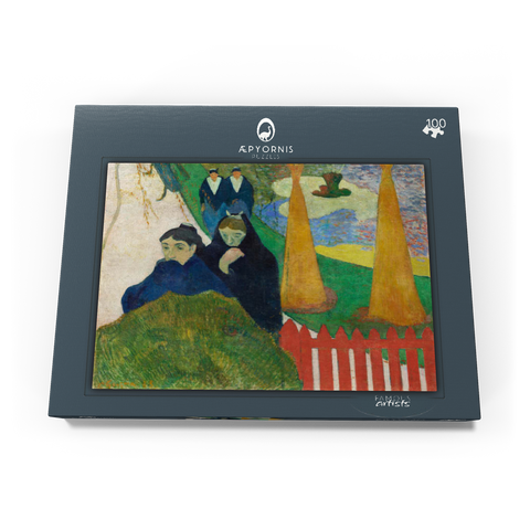 Mistral (Arlésiennes) (1888) by Paul Gauguin 100 Puzzle Schachtel Ansicht3