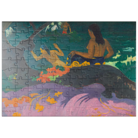 puzzleplate By the Sea (Fatata te Miti) 1892 by Paul Gauguin 100 Puzzle