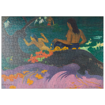 puzzleplate By the Sea (Fatata te Miti) 1892 by Paul Gauguin 500 Puzzle