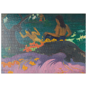 Darstellung des Puzzle Motivs By the Sea (Fatata te Miti) 1892 by Paul Gauguin - Puzzleteile: 500