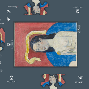 Portrait of the Artist’s Mother (Eve) (ca. 1889–1890) by Paul Gauguin 1000 Puzzle Schachtel 3D Modell
