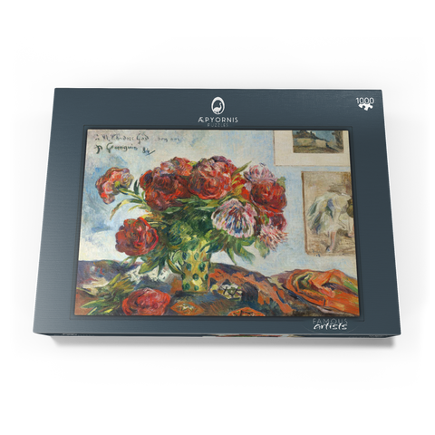Still Life with Peonies (1884) by Paul Gauguin 1000 Puzzle Schachtel Ansicht3