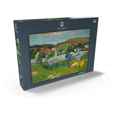 The Swineherd (1888) by Paul Gauguin 1000 Puzzle Schachtel Ansicht2