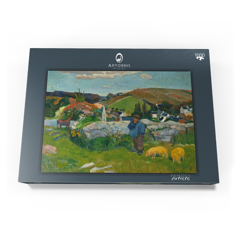 The Swineherd (1888) by Paul Gauguin 1000 Puzzle Schachtel Ansicht3