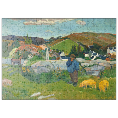 puzzleplate The Swineherd (1888) by Paul Gauguin 200 Puzzle