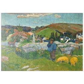 Darstellung des Puzzle Motivs The Swineherd (1888) by Paul Gauguin - Puzzleteile: 200