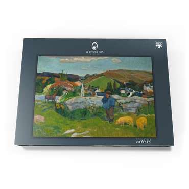The Swineherd (1888) by Paul Gauguin 500 Puzzle Schachtel Ansicht3