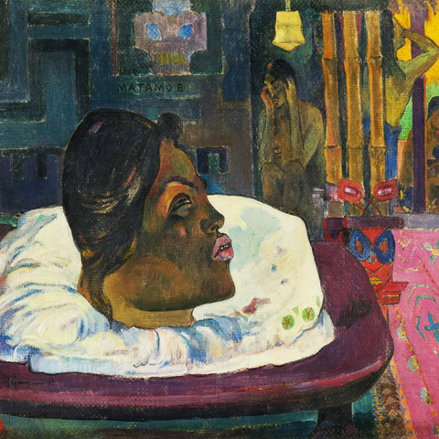 The Royal End (Arii Matamoe) (1892) by Paul Gauguin 1000 Puzzle 3D Modell