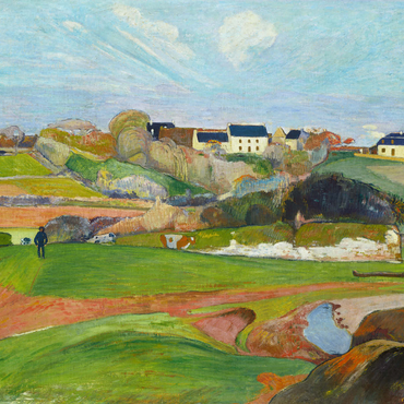 Landscape at Le Pouldu (1890) by Paul Gauguin 1000 Puzzle 3D Modell