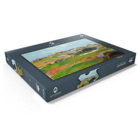 Darstellung des Puzzle Motivs Landscape at Le Pouldu (1890) by Paul Gauguin - Puzzleteile: 100