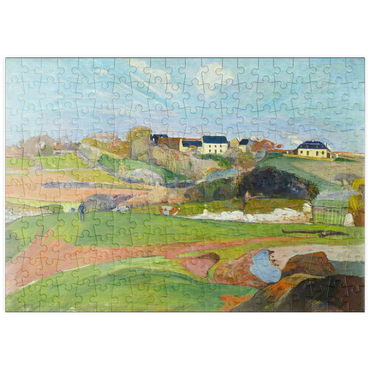 puzzleplate Landscape at Le Pouldu (1890) by Paul Gauguin 200 Puzzle