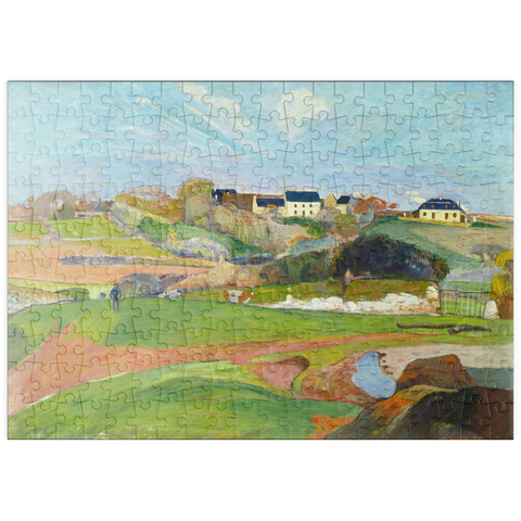 puzzleplate Landscape at Le Pouldu (1890) by Paul Gauguin 200 Puzzle