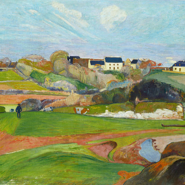 Landscape at Le Pouldu (1890) by Paul Gauguin 500 Puzzle 3D Modell