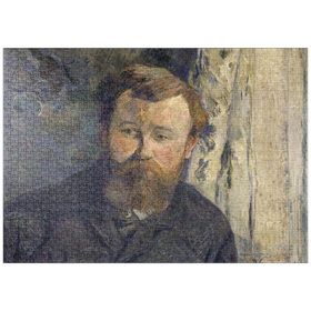 Darstellung des Puzzle-Motivs Paul Gauguin's Portrait of Achille Granchi Taylor (1885) – Puzzleteile: 1000