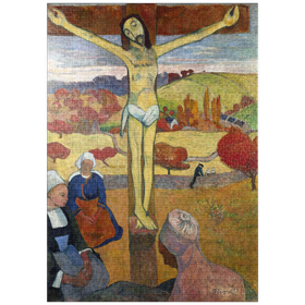 Darstellung des Puzzle-Motivs Paul Gauguin's The Yellow Christ (Le Christ jaune) (1886) – Puzzleteile: 1000