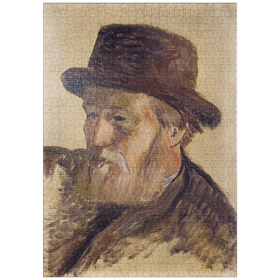 Darstellung des Puzzle-Motivs Paul Gauguin's Portrait of a Man (1880) – Puzzleteile: 1000