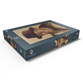 Darstellung des Puzzle Motivs Paul Gauguin's Portrait of a Man (1880) - Puzzleteile: 500