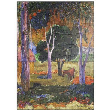 puzzleplate Paul Gauguin's Landscape with a Pig and a Horse (1903) 100 Puzzle