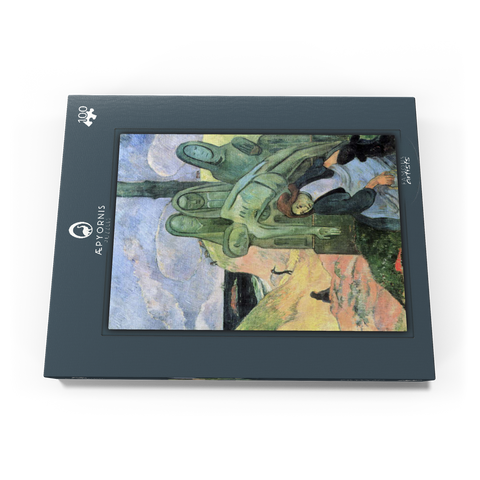 Paul Gauguin's The Green Christ (1889) 100 Puzzle Schachtel Ansicht3
