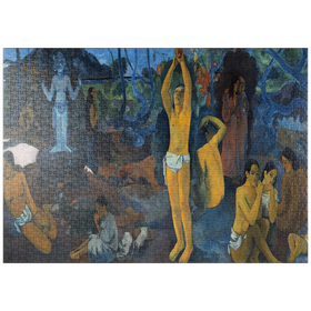 Darstellung des Puzzle-Motivs Paul Gauguin's Where Do We Come From? What Are We? Where Are We Going? (1897) – Puzzleteile: 1000