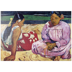 Darstellung des Puzzle-Motivs Paul Gauguin's Tahitian Women on the Beach (1891) – Puzzleteile: 1000
