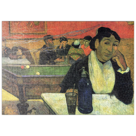 Darstellung des Puzzle Motivs Paul Gauguin's Night café, Arles (1888) - Puzzleteile: 500