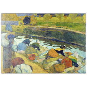 Darstellung des Puzzle Motivs Paul Gauguin's Washerwomen (1888) - Puzzleteile: 200