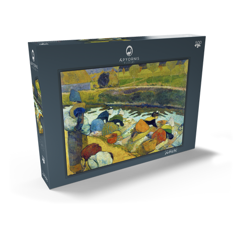 Paul Gauguin's Washerwomen (1888) 500 Puzzle Schachtel Ansicht2