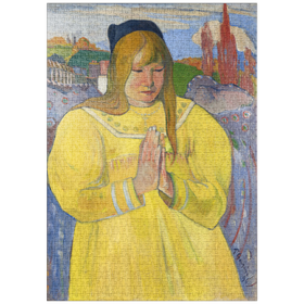 Darstellung des Puzzle-Motivs Paul Gauguin's Young Christian Girl (1894) – Puzzleteile: 1000