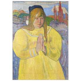 Darstellung des Puzzle Motivs Paul Gauguin's Young Christian Girl (1894) - Puzzleteile: 500