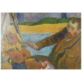 Darstellung des Puzzle-Motivs Paul Gauguin's The Painter of Sunflowers (1888) – Puzzleteile: 1000