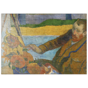 Darstellung des Puzzle Motivs Paul Gauguin's The Painter of Sunflowers (1888) - Puzzleteile: 100
