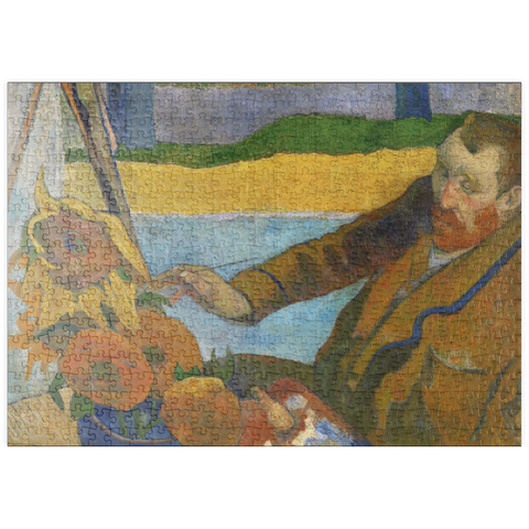 puzzleplate Paul Gauguin's The Painter of Sunflowers (1888) 500 Puzzle