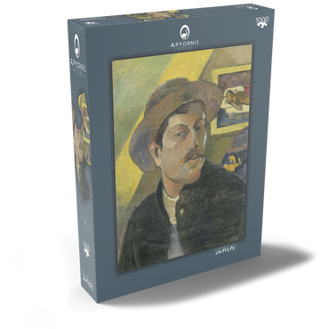 Paul Gauguin's Self-Portrait in a Hat (1893) 1000 Puzzle Schachtel Ansicht2