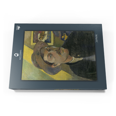 Paul Gauguin's Self-Portrait in a Hat (1893) 1000 Puzzle Schachtel Ansicht3