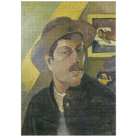 puzzleplate Paul Gauguin's Self-Portrait in a Hat (1893) 1000 Puzzle