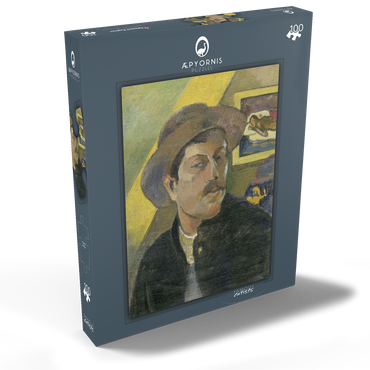 Paul Gauguin's Self-Portrait in a Hat (1893) 100 Puzzle Schachtel Ansicht2